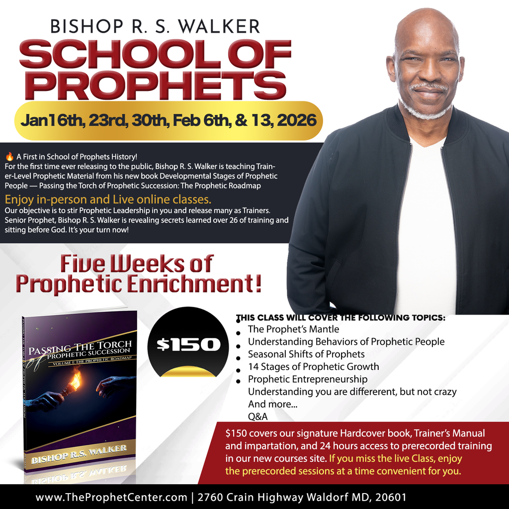The School of Prophets 2026 Training (Black FRIDAY Discount)